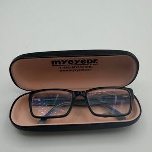 Classic Rectangular Black Eyeglasses